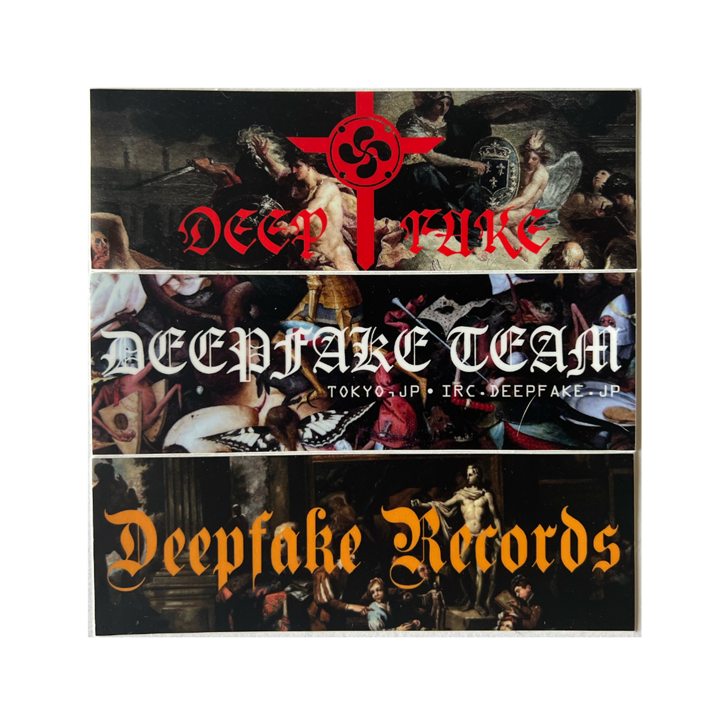 DEEPFAKE RENAISSANCE HALLOWEEN 2023 STICKER PACK